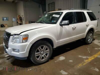 2010 Ford EXPLORER Limited, белый — VIN 1FMEU7F82AUA23902, Copart