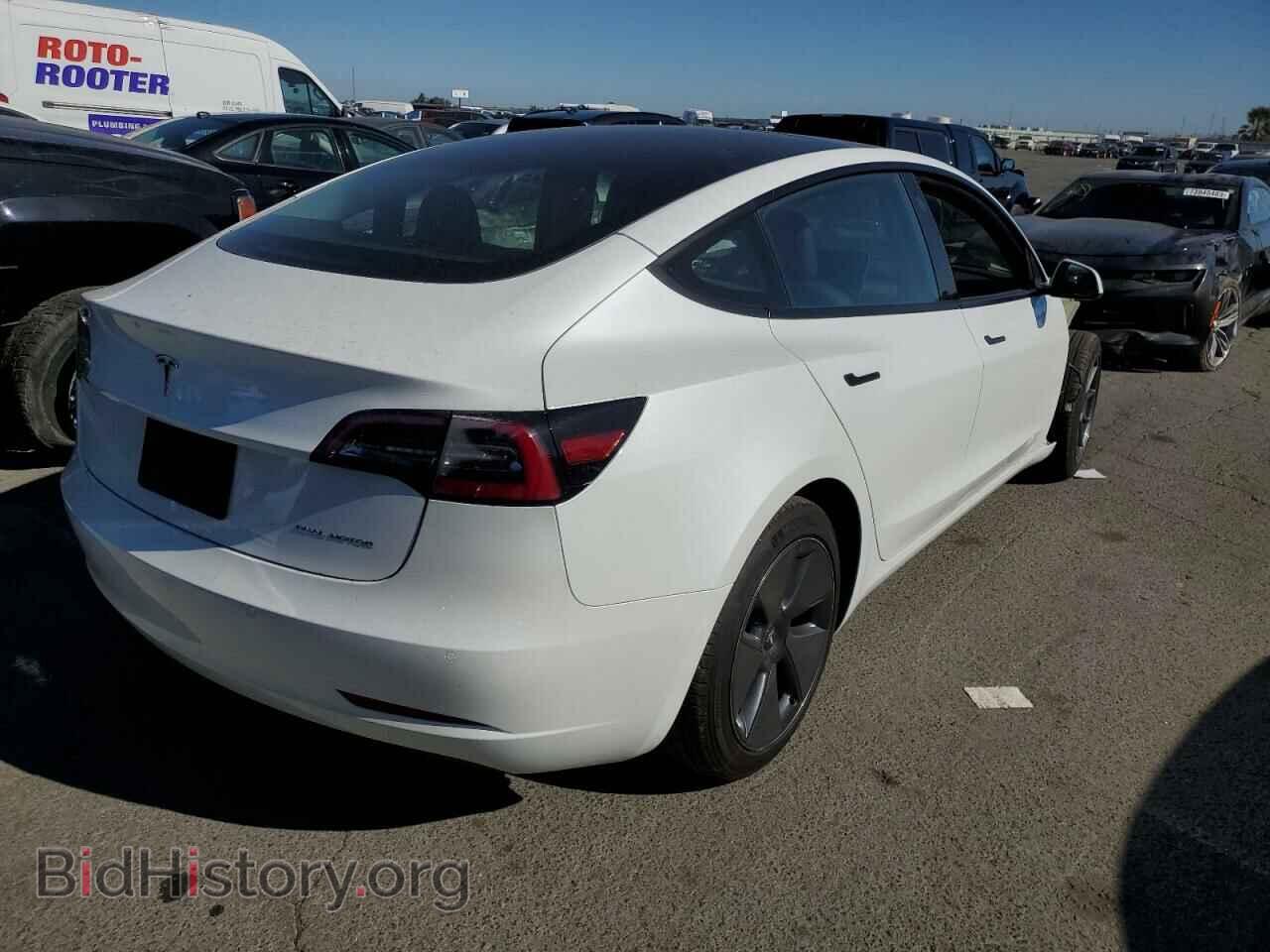 2021 TESLA MODEL 3 - VIN: 5YJ3E1EB0MF076310 - Фото 3