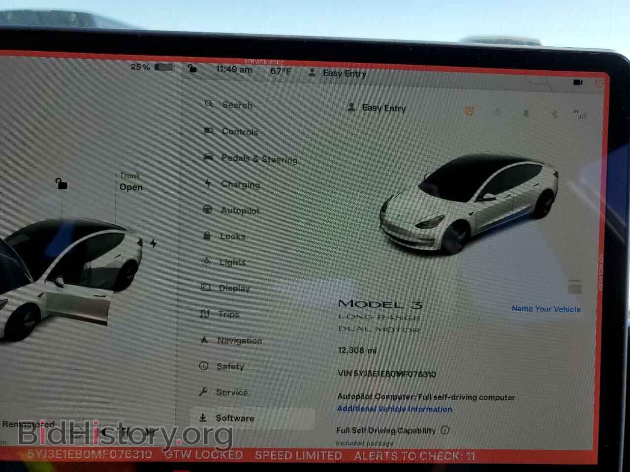 2021 TESLA MODEL 3 - VIN: 5YJ3E1EB0MF076310 - Фото 9
