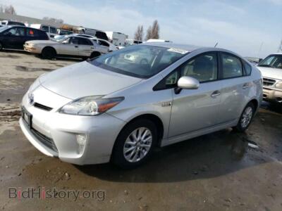 2014 Toyota PRIUS Prius Plug, gray — VIN JTDKN3DP3E3059682, Copart