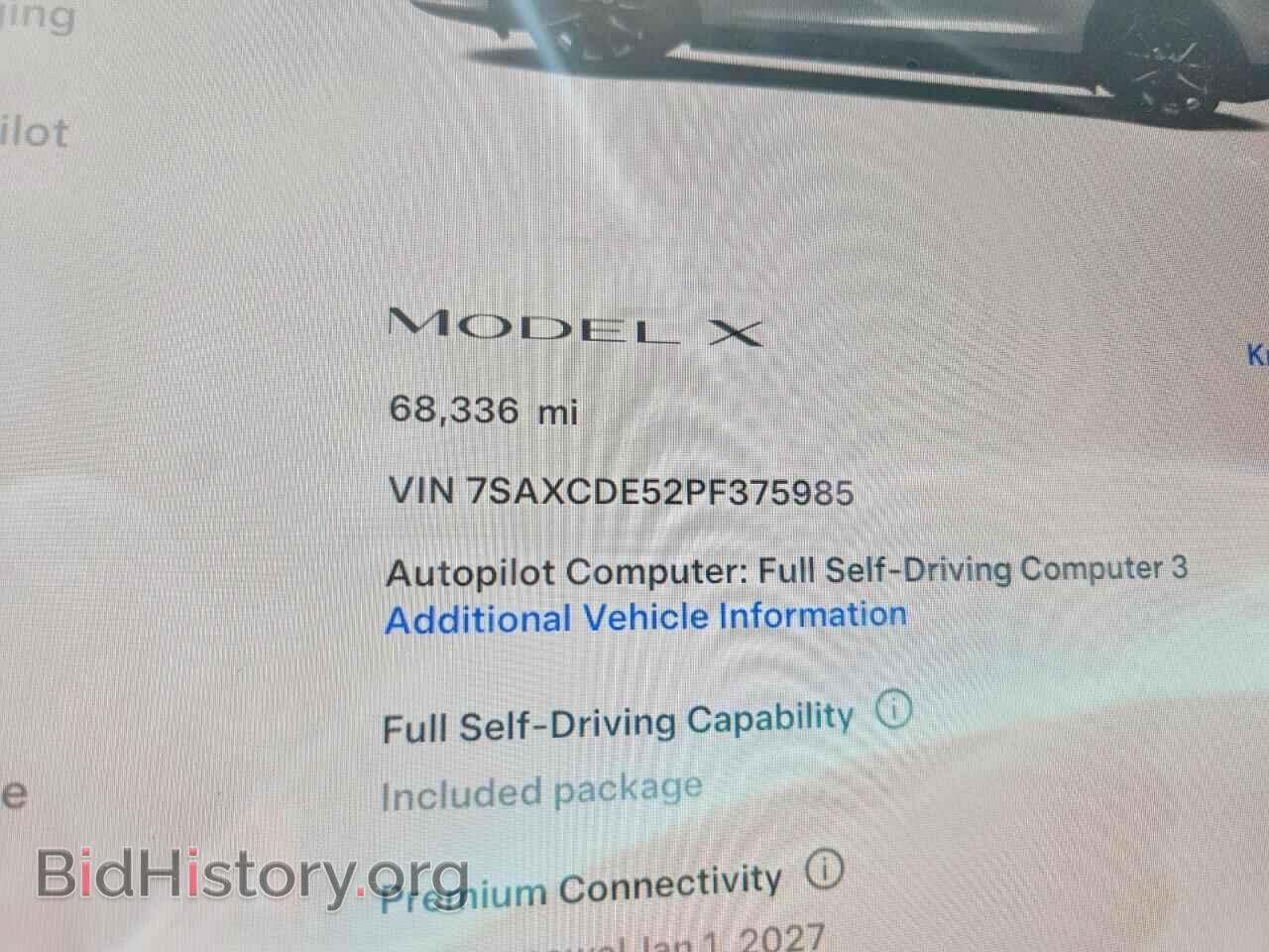 2023 TESLA MODEL X - VIN: 7SAXCDE52PF375985 - Photo 9