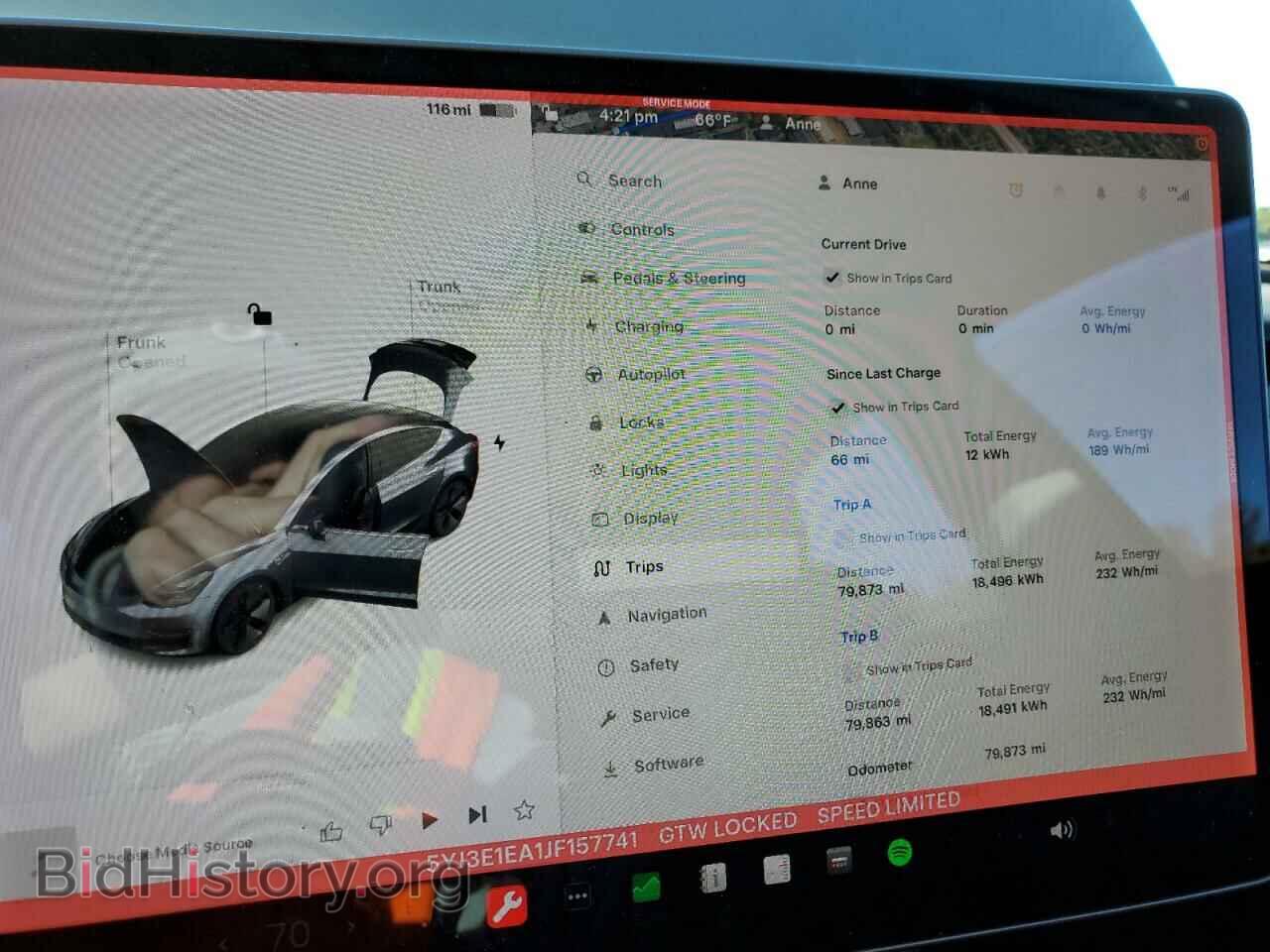 2018 TESLA MODEL 3 - VIN: 5YJ3E1EA1JF157741 - Фото 9