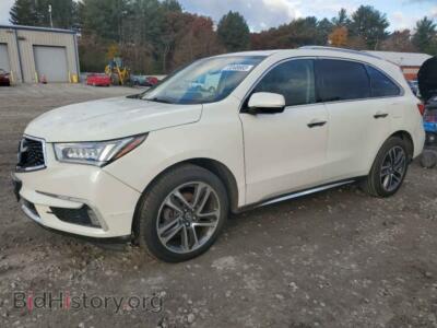 2017 Acura MDX MDX Advanc, white — VIN 5FRYD4H86HB011797, Copart