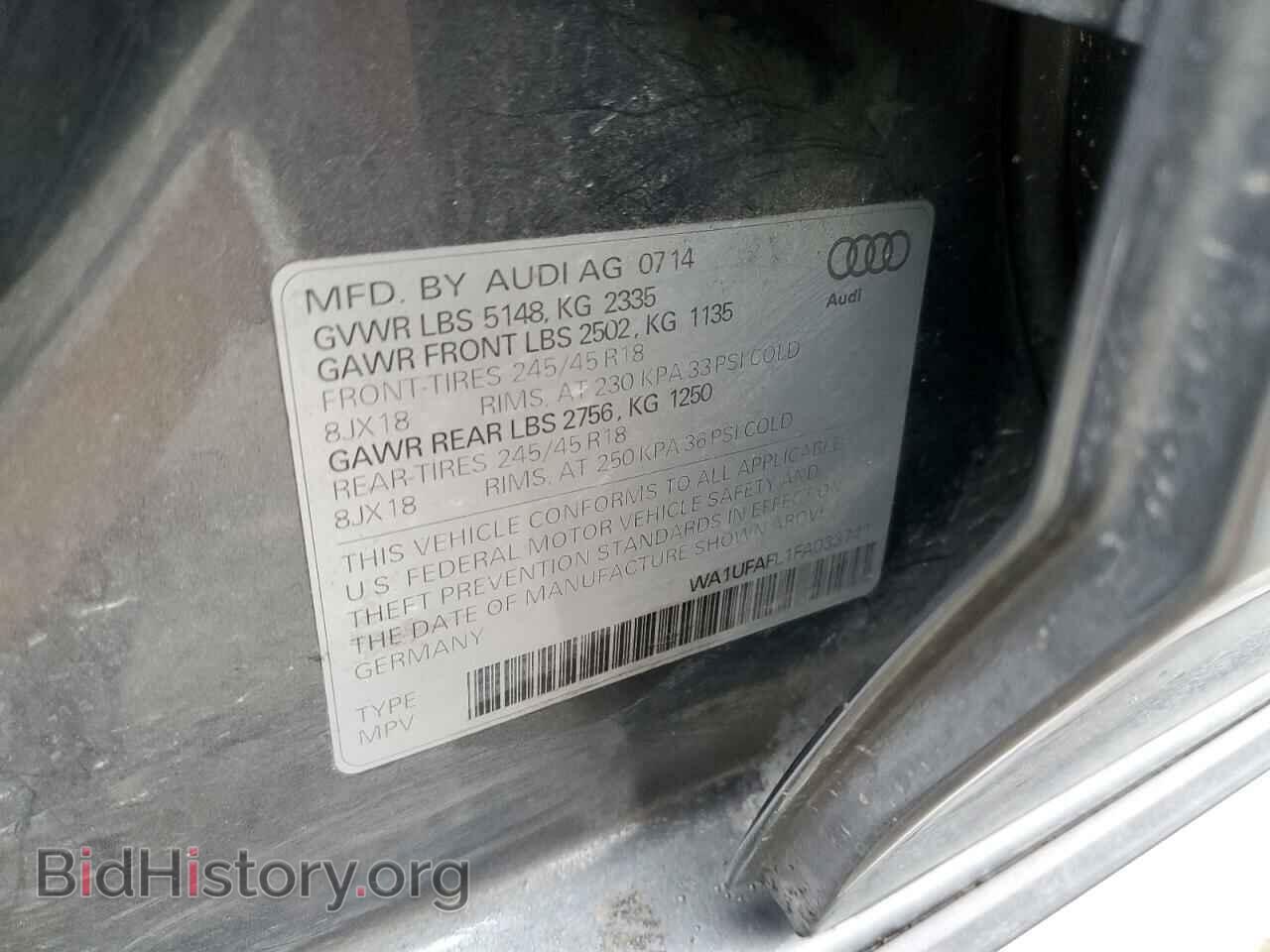 2015 AUDI A4 - VIN: WA1UFAFL1FA033741 - Фото 12