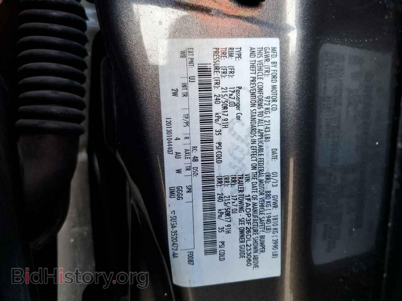 2013 FORD FOCUS - VIN: 1FADP3F26DL233060 - Фото 13