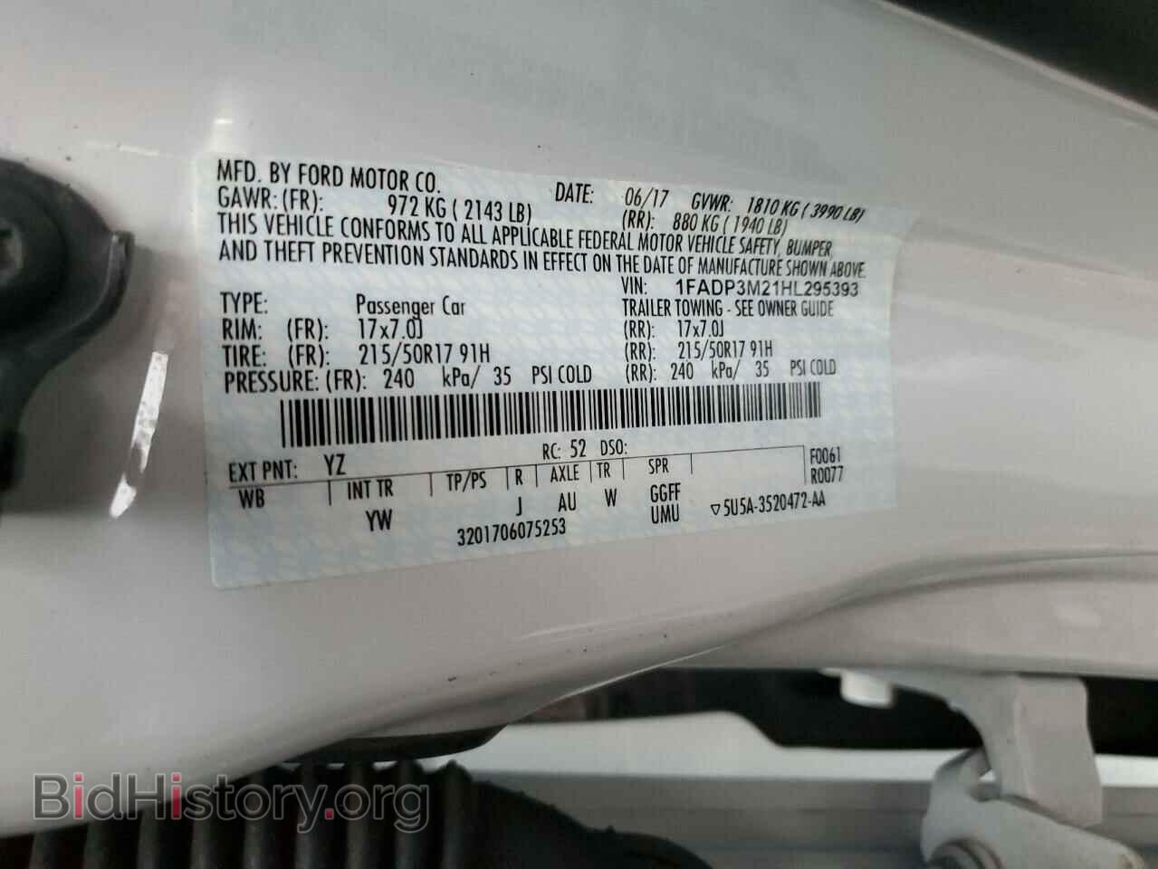 2017 FORD FOCUS - VIN: 1FADP3M21HL295393 - Photo 12
