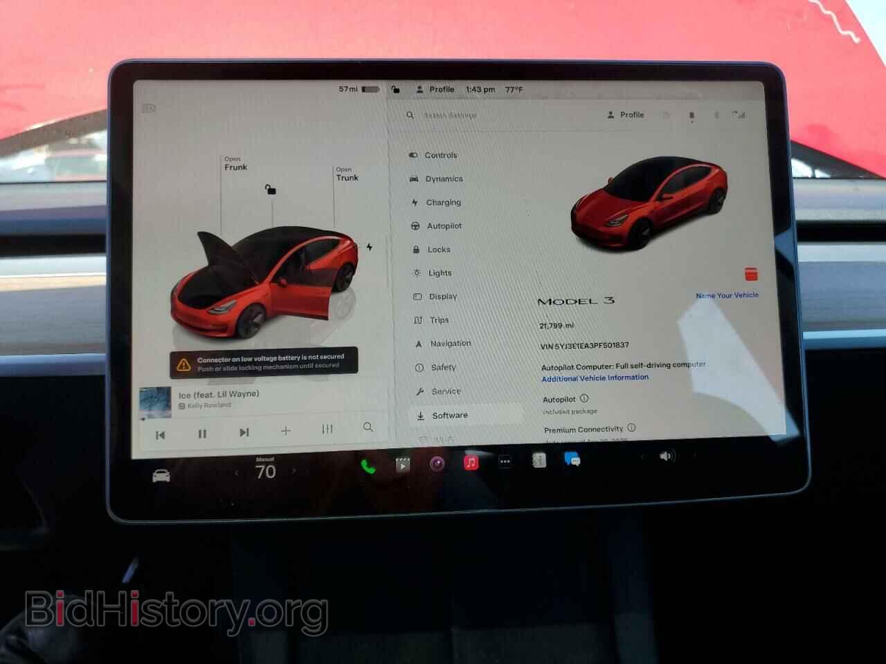 2023 TESLA MODEL 3 - VIN: 5YJ3E1EA3PF501837 - Фото 9
