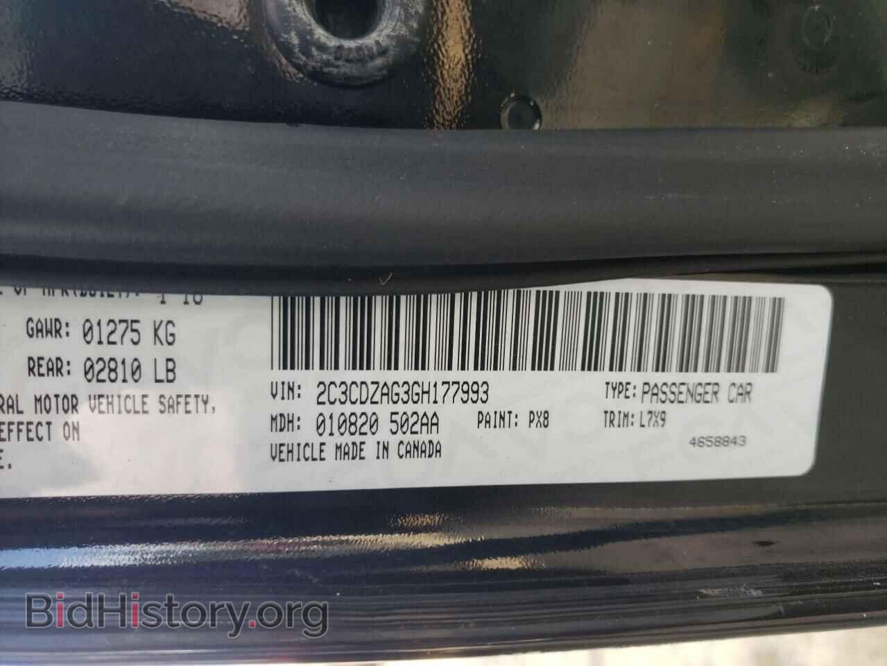 2016 DODGE CHALLENGER - VIN: 2C3CDZAG3GH177993 - Photo 13