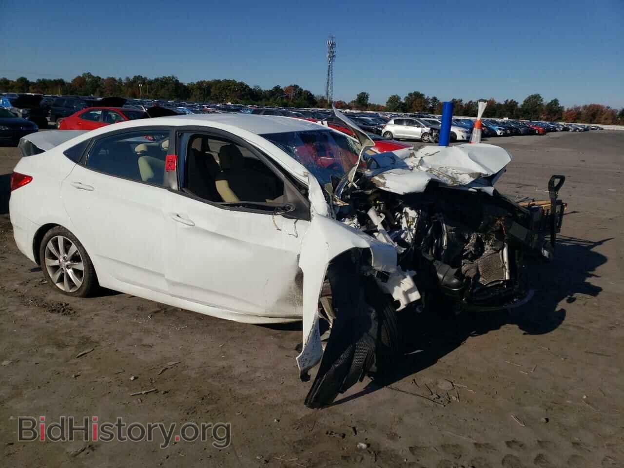 2014 HYUNDAI ACCENT - VIN: KMHCU4AE5EU605775 - Фото 4