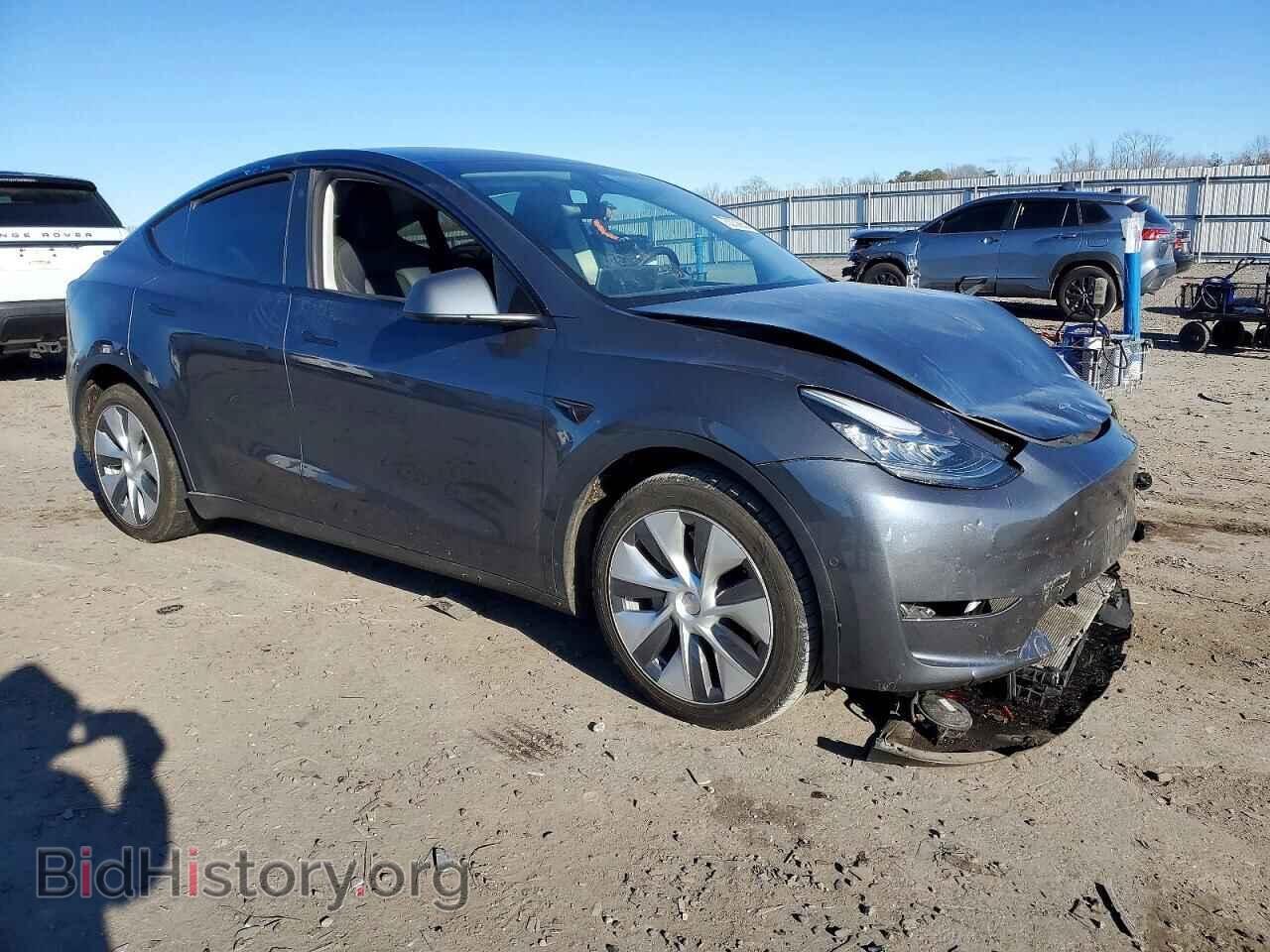 2022 TESLA MODEL Y - VIN: 7SAYGDEE8NA008527 - Фото 4