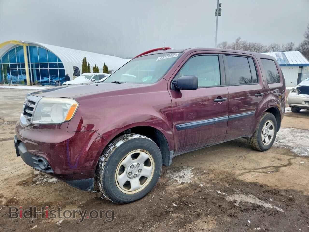 Photo 5FNYF4H21CB021525 - HONDA PILOT 2012