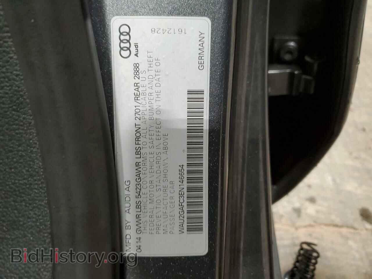 2014 AUDI A7 - VIN: WAU2GAFC3EN146654 - Фото 12