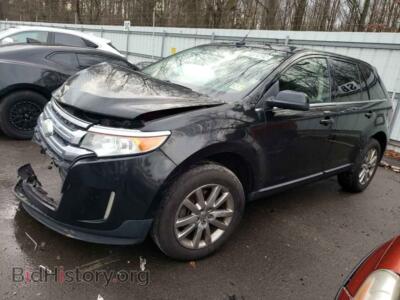 2012 Ford EDGE Edge Limit, black — VIN 2FMDK4KC3CBA85876, Copart