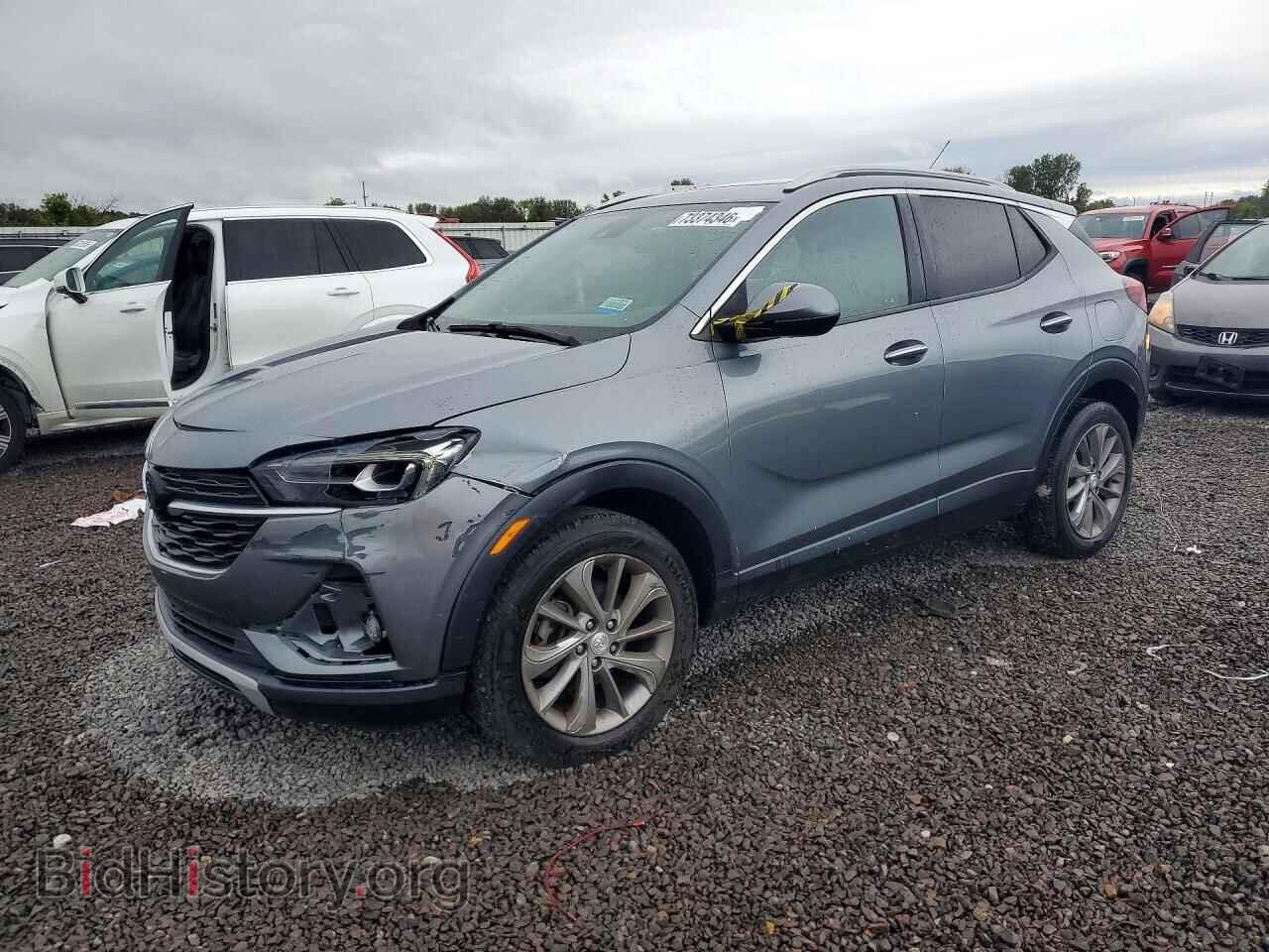 2021 Buick ENCORE Essence (VIN KL4MMGSL7MB166316) — photo 1 of 12, Copart, damage: side