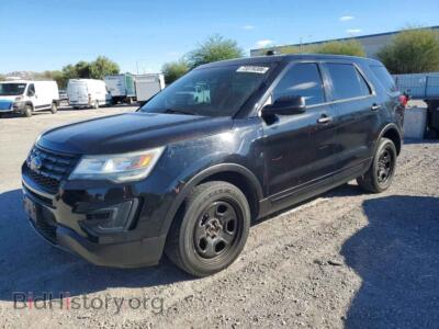 2018 Ford EXPLORER Police Interceptor, черный — VIN 1FM5K8AR9JGB12523, Copart