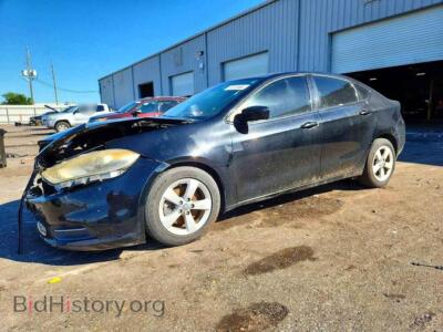 2015 Dodge DART SXT, черный — VIN 1C3CDFBB1FD351489, Copart
