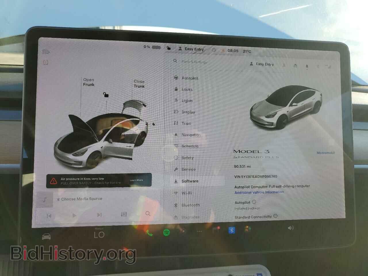 2021 TESLA MODEL 3 - VIN: 5YJ3E1EA0MF095740 - Photo 9