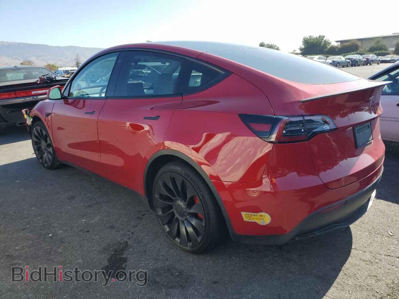 2022 TESLA MODEL Y - VIN: 7SAYGDEF2NF397189 - Фото 2