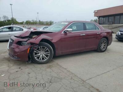 2016 Chrysler 300, темно-бордовый — VIN 2C3CCAEG2GH243500, Copart