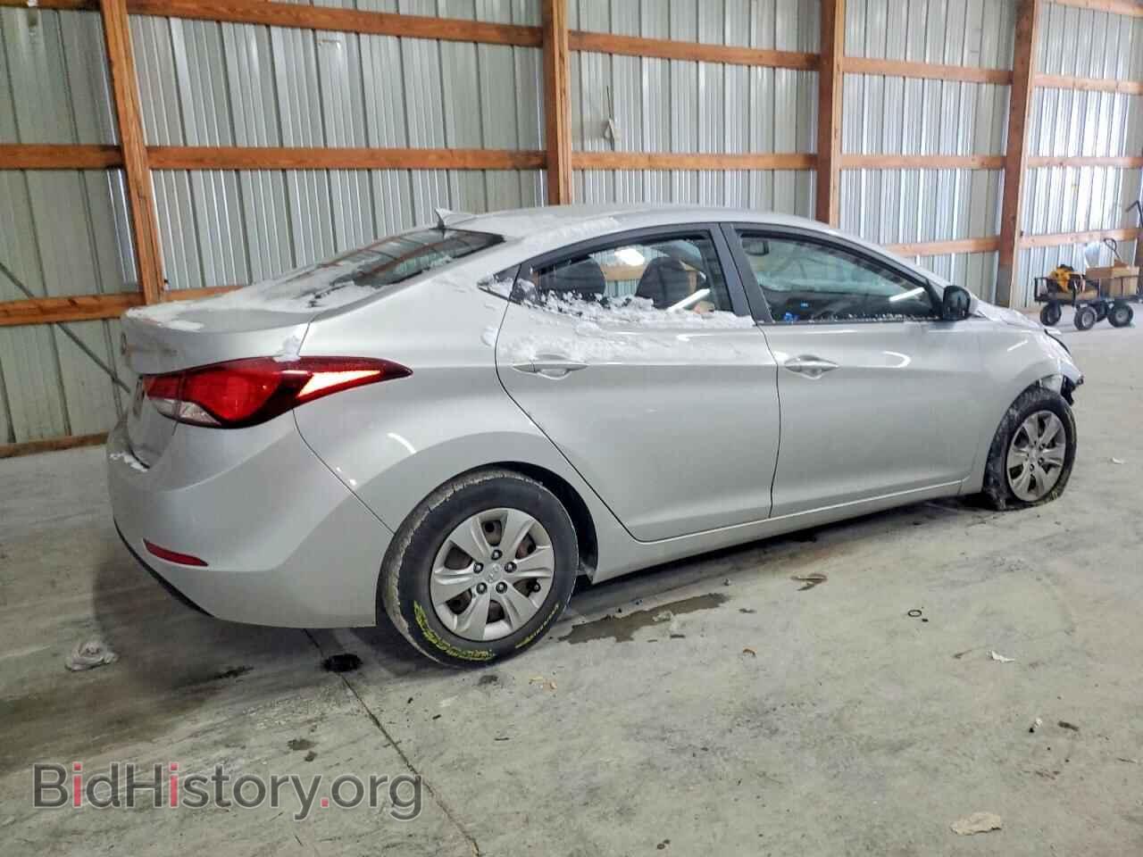 2016 HYUNDAI ELANTRA - VIN: KMHDH4AE9GU575708 - Фото 3
