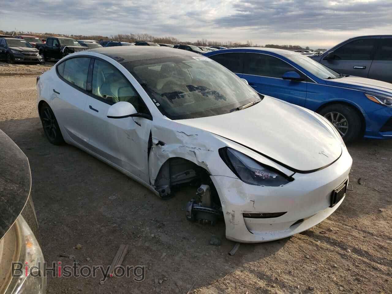 2022 TESLA MODEL 3 - VIN: 5YJ3E1EB2NF288787 - Фото 4