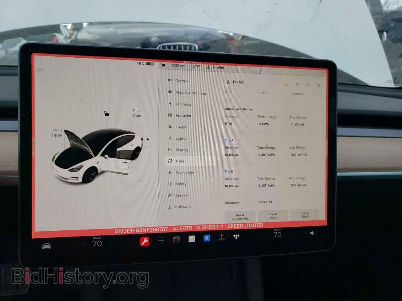 2022 TESLA MODEL 3 - VIN: 5YJ3E1EB2NF288787 - Фото 9
