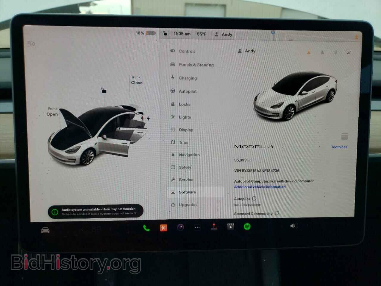 2022 TESLA MODEL 3 - VIN: 5YJ3E1EA3NF184736 - Photo 9