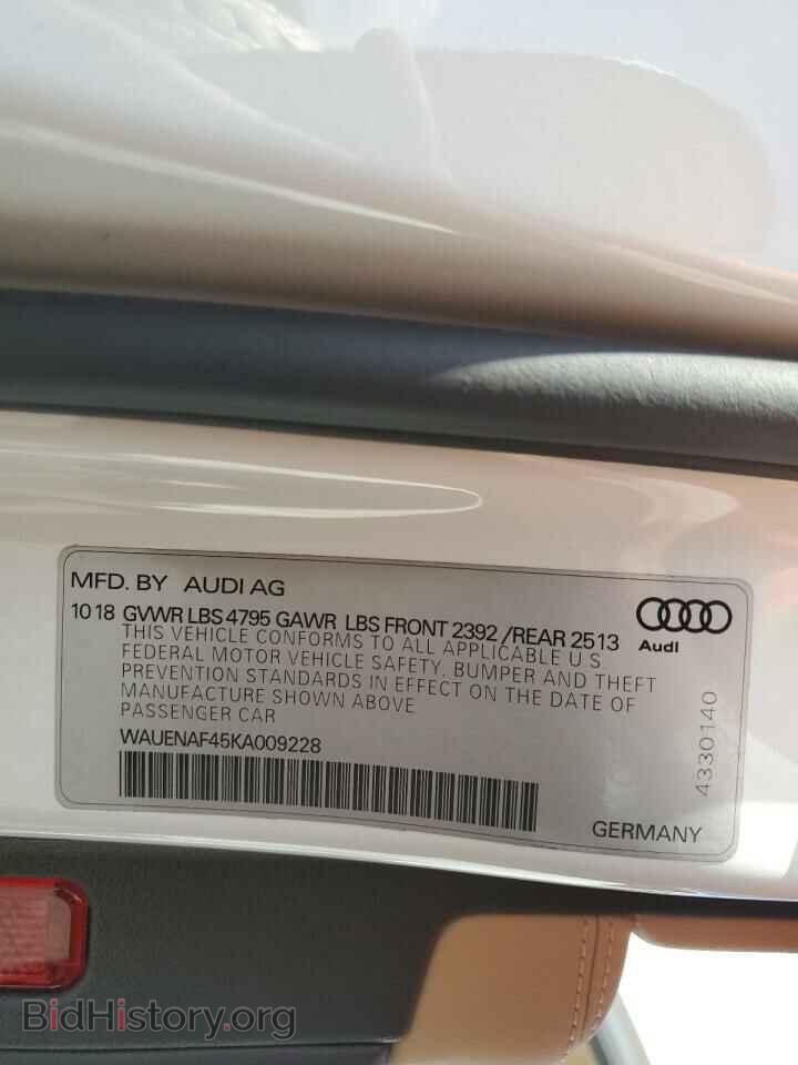 2019 AUDI A4 - VIN: WAUENAF45KA009228 - Фото 13