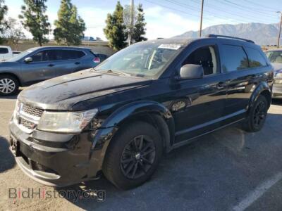 2017 Dodge JOURNEY Journey SE, черный — VIN 3C4PDCAB6HT559085, Copart