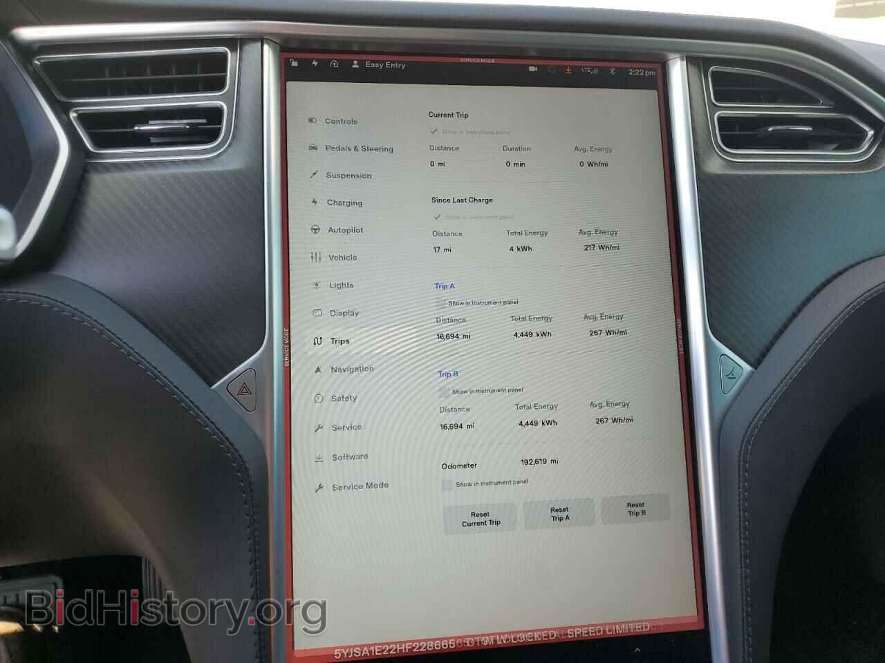 2017 TESLA MODEL S - VIN: 5YJSA1E22HF228665 - Photo 9