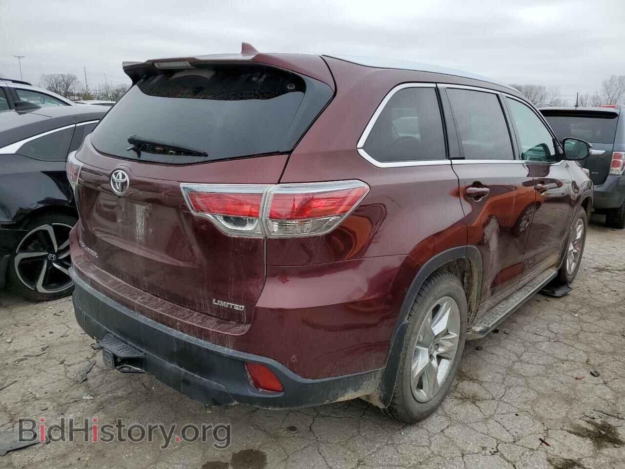 2014 TOYOTA HIGHLANDER - VIN: 5TDYKRFH4ES021663 - Фото 3