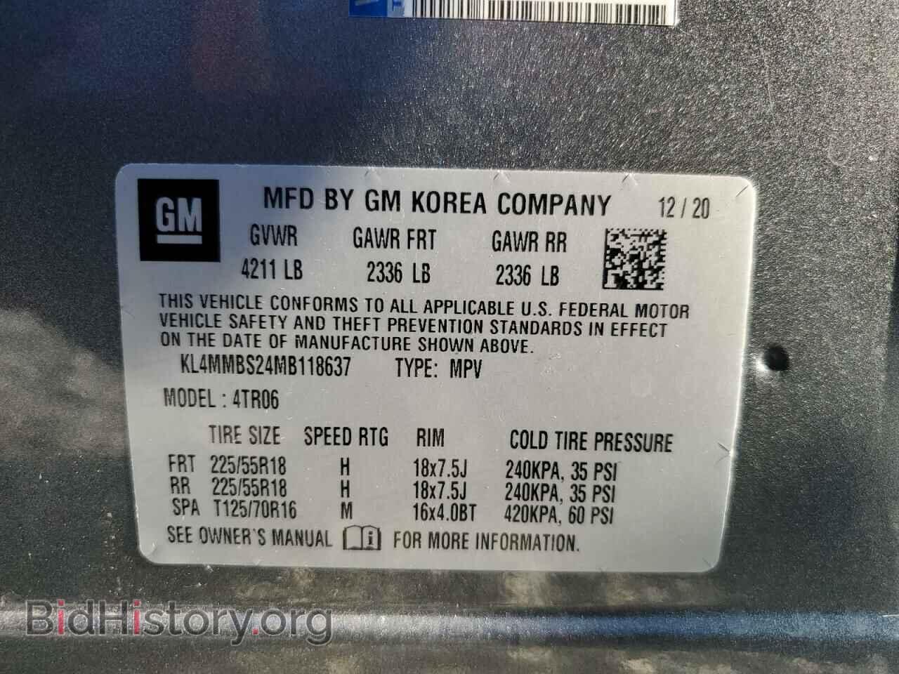 2021 BUICK ENCORE - VIN: KL4MMBS24MB118637 - Photo 12