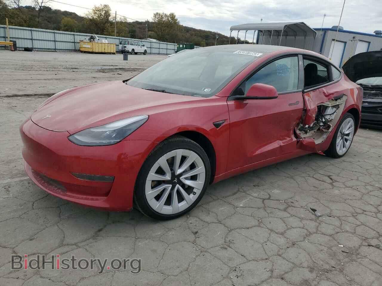 Photo 5YJ3E1EA9NF290785 - TESLA MODEL 3 2022