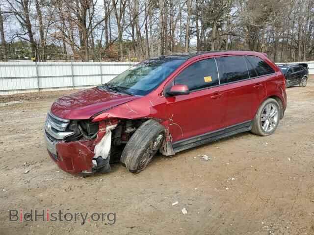 2014 Ford EDGE SEL (VIN 2FMDK3J96EBA16327) — photo 1 of 12, Copart, damage: front end