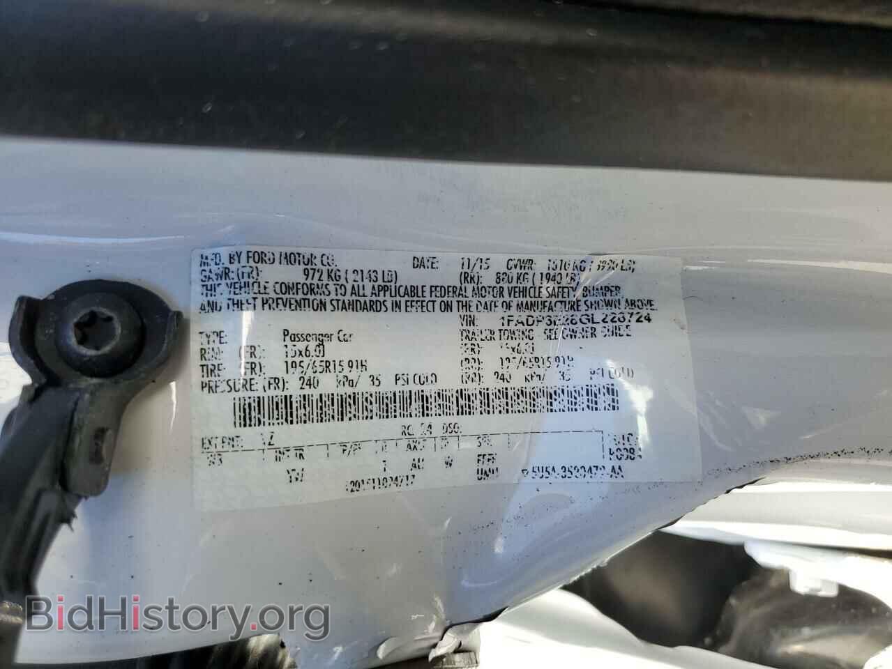 2016 FORD FOCUS - VIN: 1FADP3E28GL228724 - Фото 12