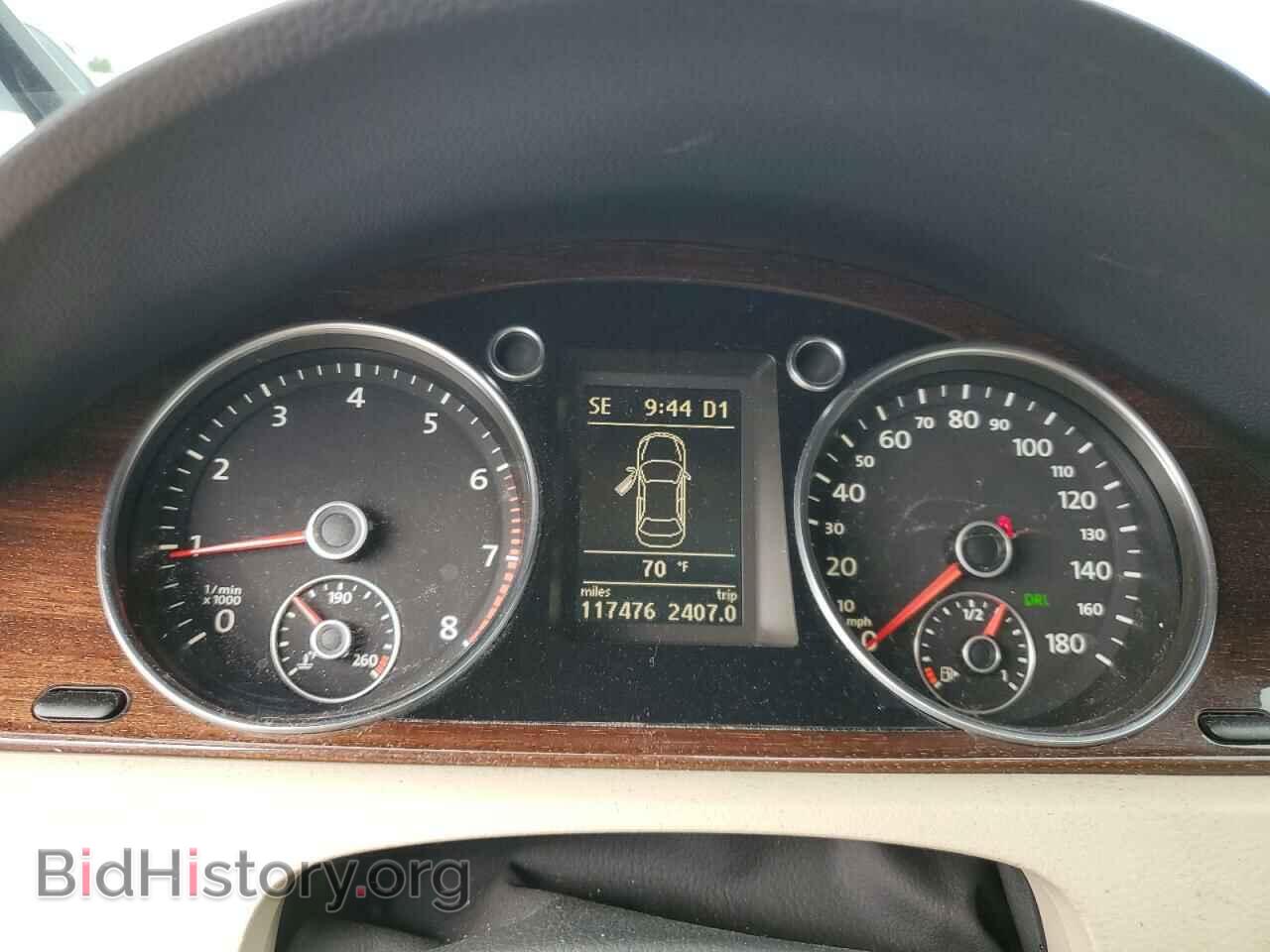 2012 VOLKSWAGEN CC - VIN: WVWHN7AN4CE524430 - Фото 9