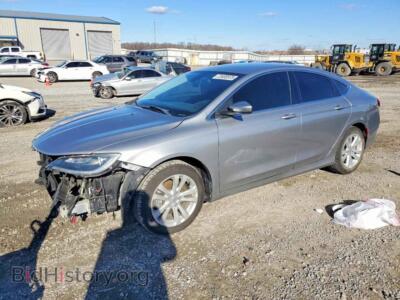 2015 Chrysler 200 LIMITED, silver — VIN 1C3CCCAB3FN758887, Copart