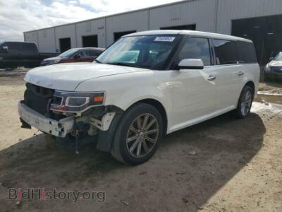 2014 Ford FLEX Flex Limit, белый — VIN 2FMGK5D82EBD10643, Copart