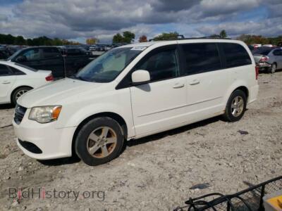 2012 Dodge CARAVAN SXT, белый — VIN 2C4RDGCG9CR247671, Copart