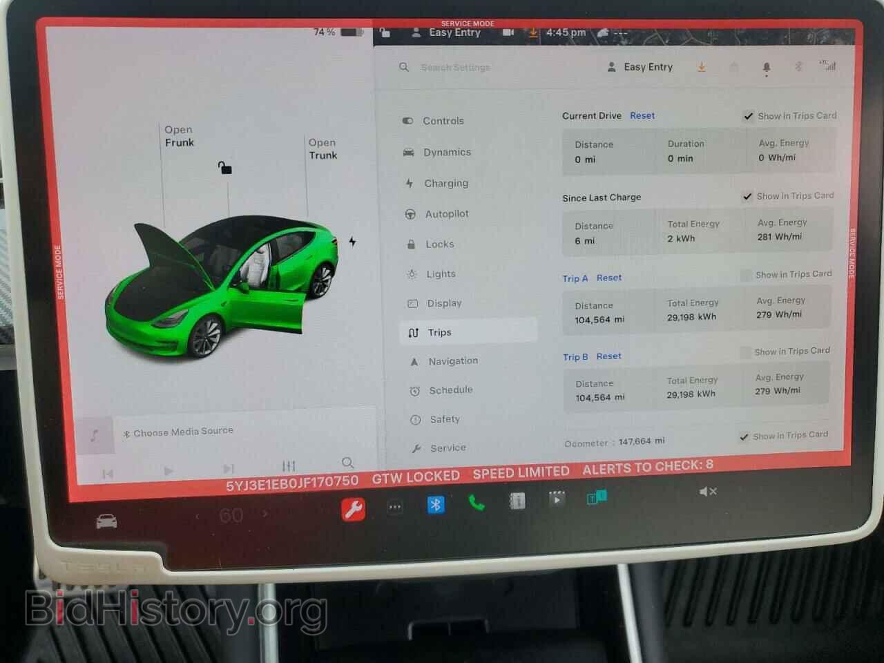 2018 TESLA MODEL 3 - VIN: 5YJ3E1EB0JF170750 - Фото 9