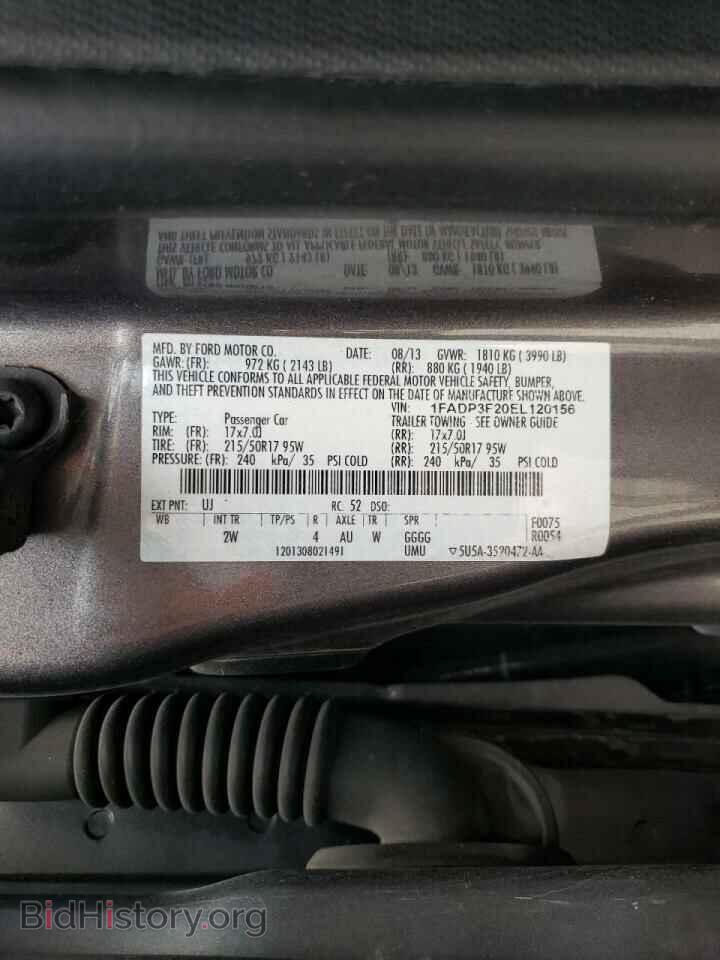 2014 FORD FOCUS - VIN: 1FADP3F20EL120156 - Photo 12