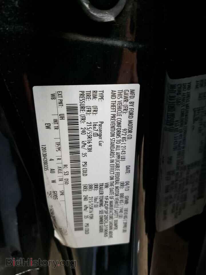 2013 FORD FOCUS - VIN: 1FADP3F28DL319065 - Фото 12