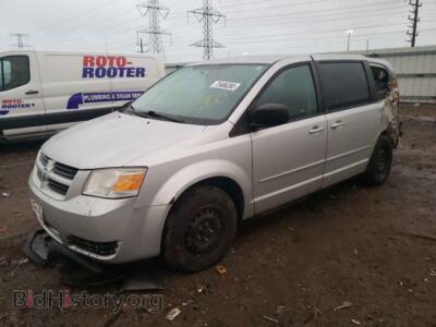 2010 Dodge CARAVAN Grand Cara, серебристый — VIN 2D4RN4DE1AR245454, Copart