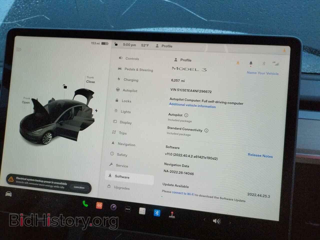 2022 TESLA MODEL 3 - VIN: 5YJ3E1EA4NF296672 - Фото 9
