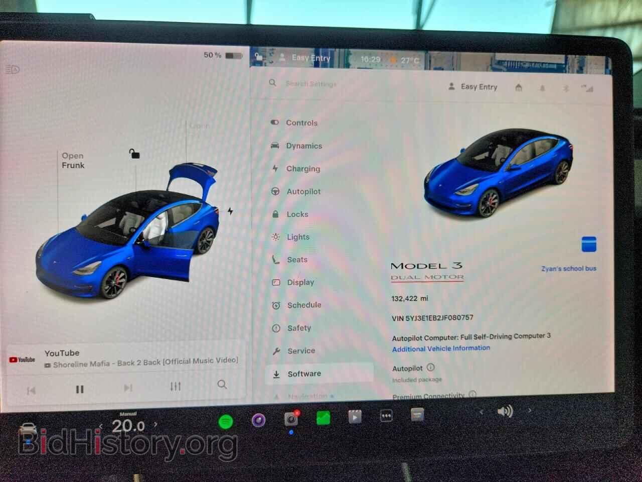 2018 TESLA MODEL 3 - VIN: 5YJ3E1EB2JF080757 - Фото 9