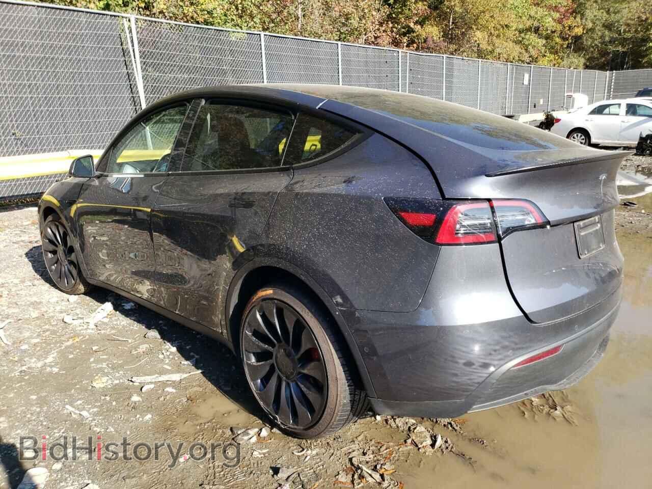 2022 TESLA MODEL Y - VIN: 7SAYGDEF7NF442059 - Фото 2
