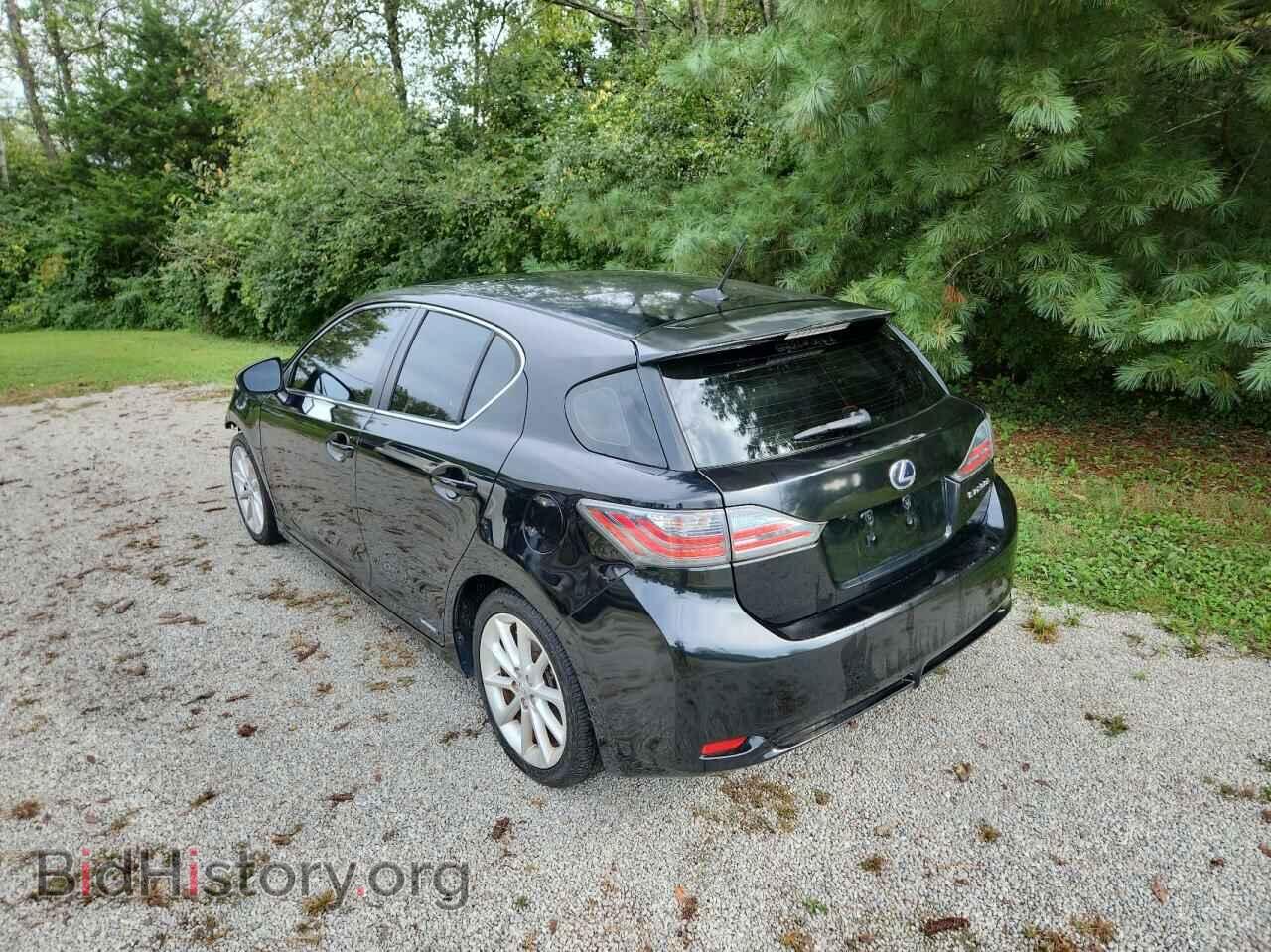 2012 LEXUS CT 200 - VIN: JTHKD5BH4C2105371 - Фото 3