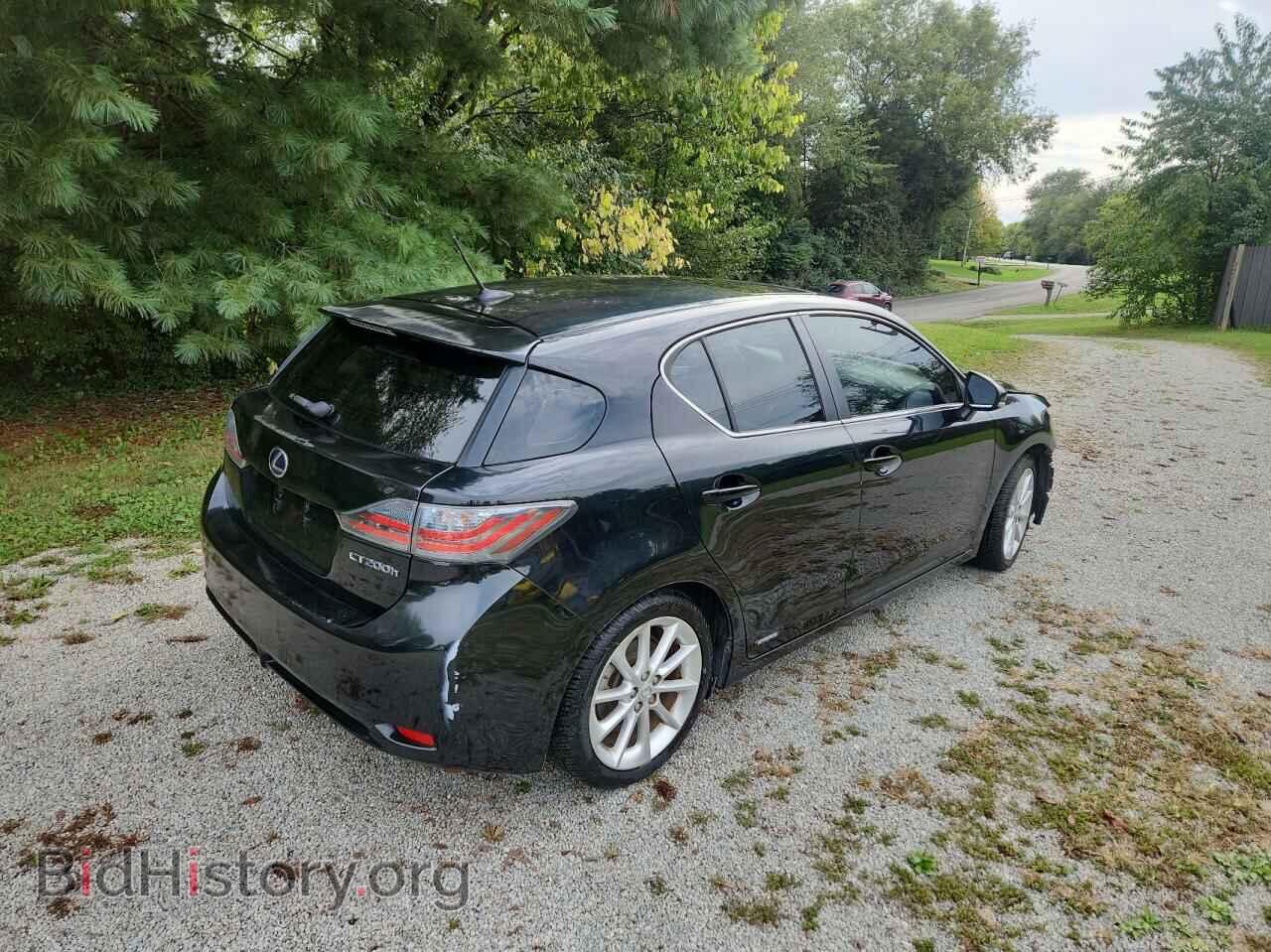 2012 LEXUS CT 200 - VIN: JTHKD5BH4C2105371 - Фото 4