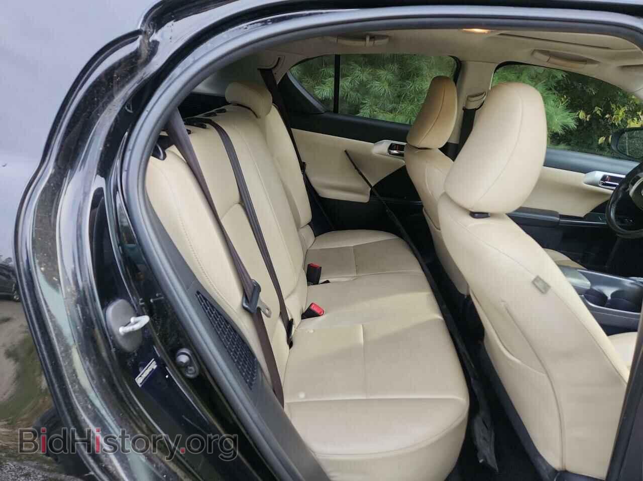 2012 LEXUS CT 200 - VIN: JTHKD5BH4C2105371 - Фото 6