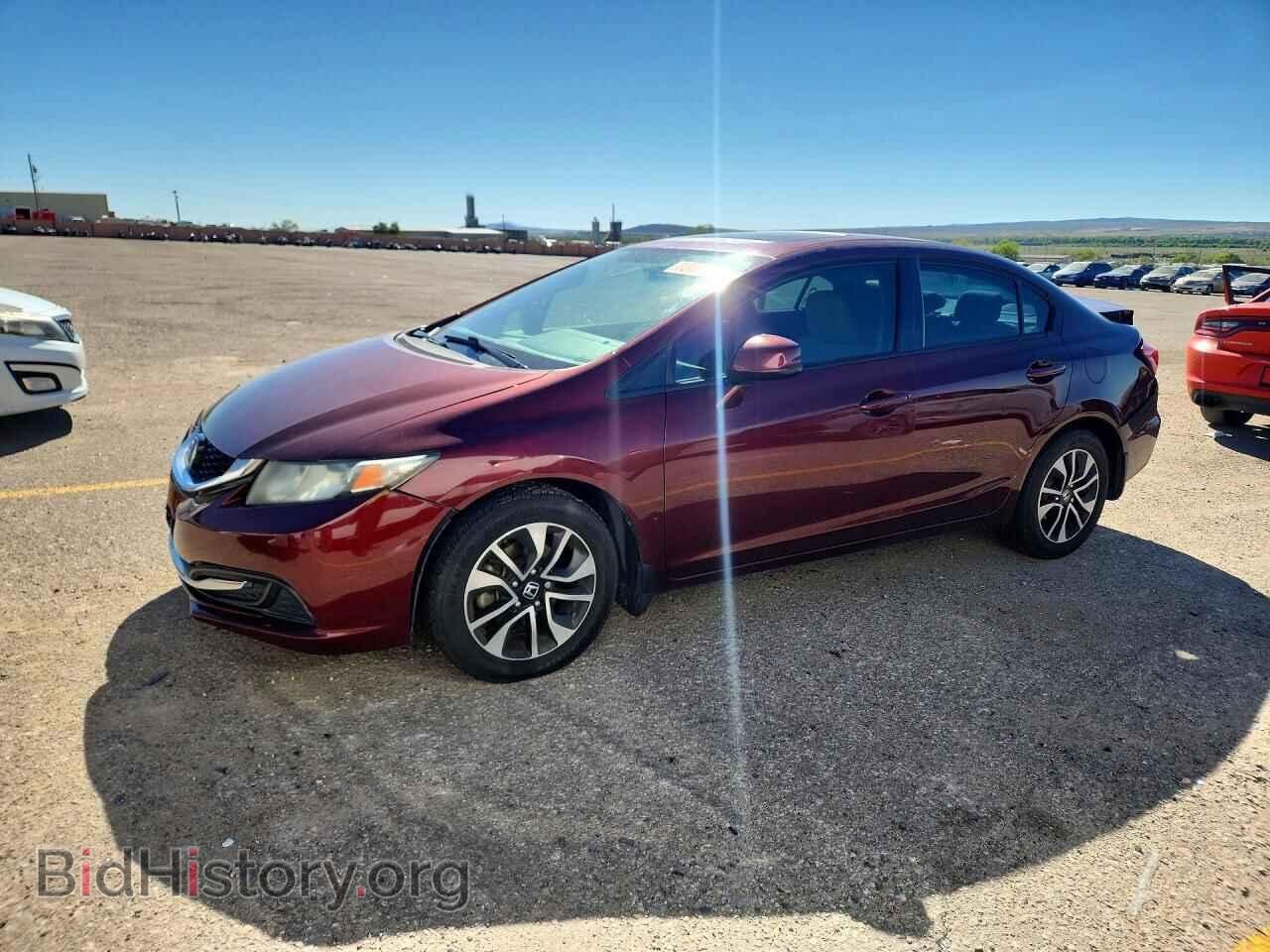2013 Honda CIVIC EX (VIN 19XFB2F83DE091730) — фото 1 из 14, Copart, повреждение: передняя часть